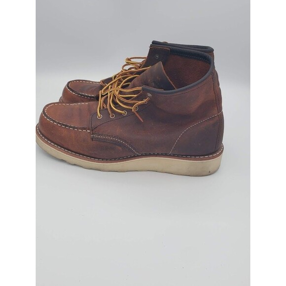 Red Wing Boots 3428 Size 9.5 Copper Rough & Tough Leather Women's - Picture 1 of 11